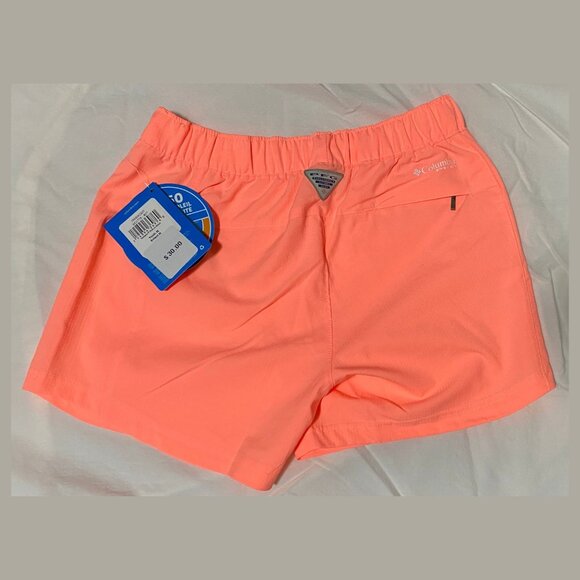 Columbia Tamiami PFG Girls Youth Shorts | UPF 50 Sun Protection Outdoor-Ready - Picture 1 of 2